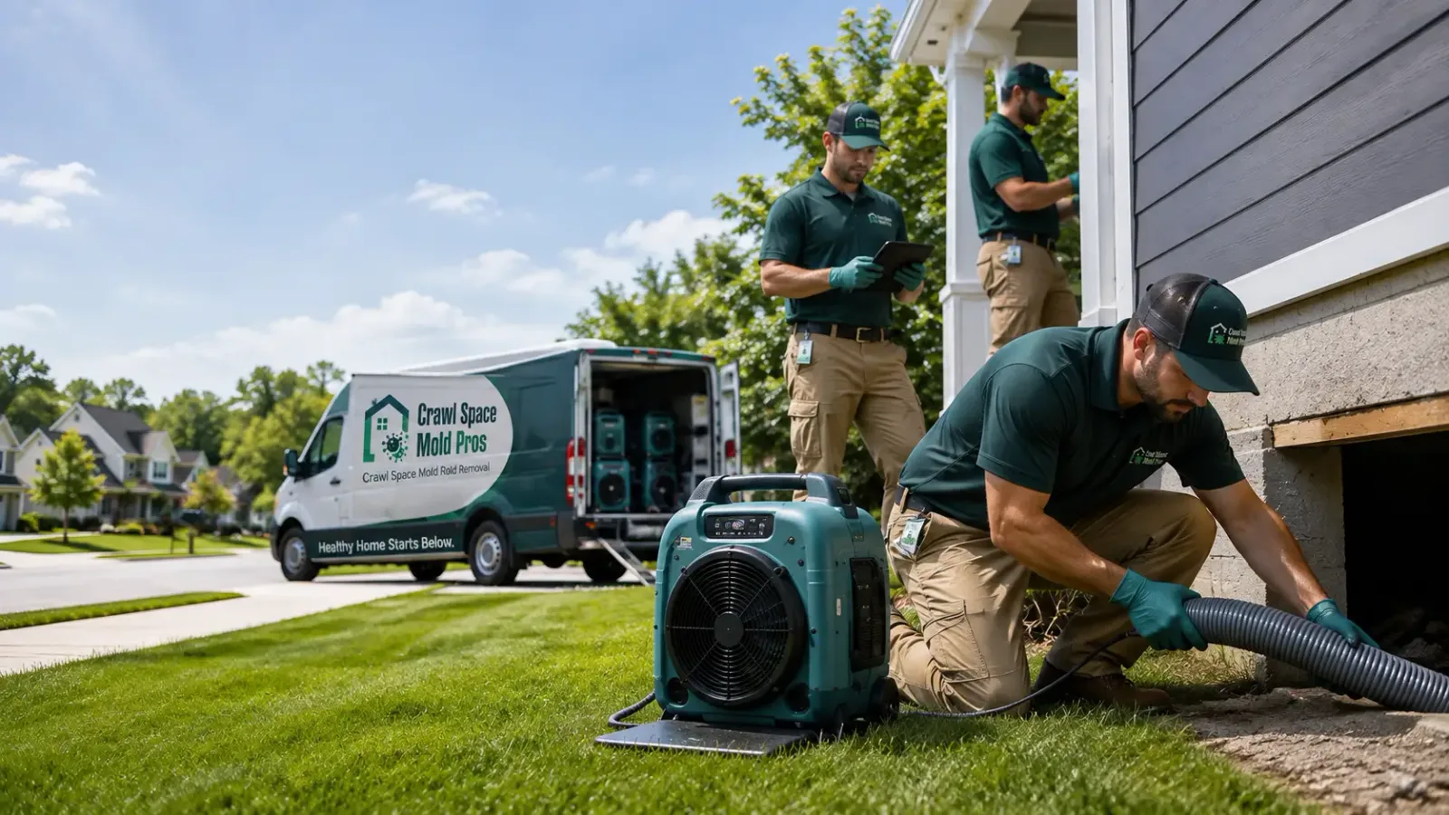 Crawl Space Mold Removal in Ephraim, WI